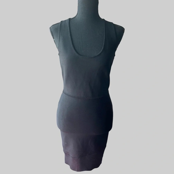 BCBGMAXAZRIA  Gisela Black Body-con Dress - Picture 2 of 15